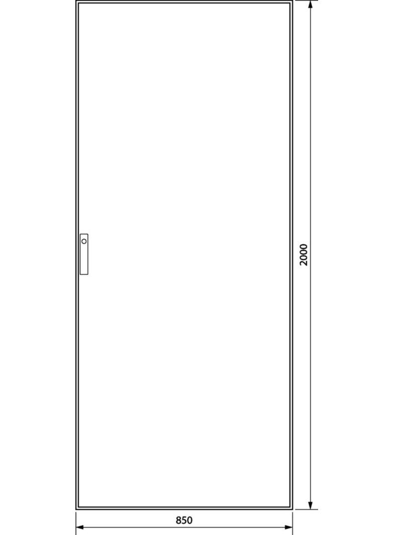 univers Obudowa stojąca IP41 kl.I 850x2000x400mm RAL7035 FG23WE HAGER