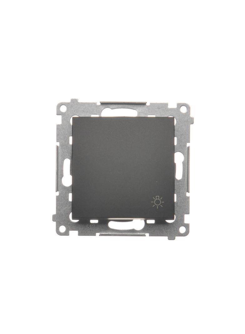 Simon 54 Przycisk „światło” 16A z. śrub. czarny
