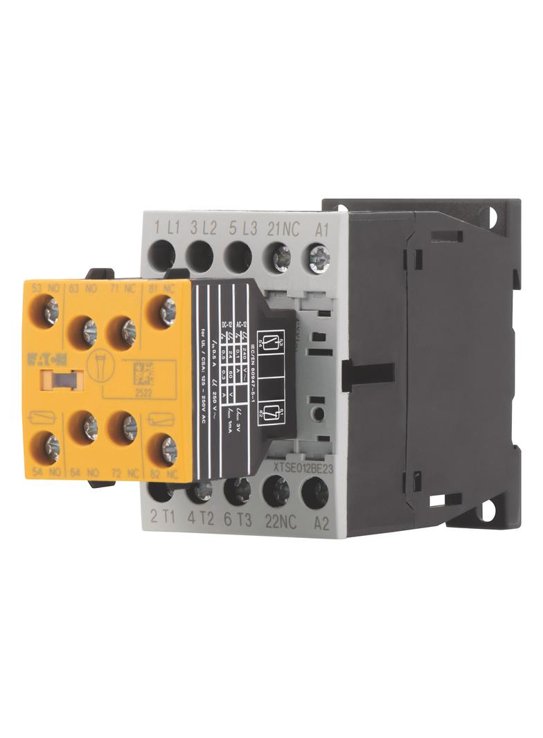 DILMS12-R23(24VDC) Stycznik mocy safety 12A 3P + 2Z + 3R sterowanie DC 191723 EATON