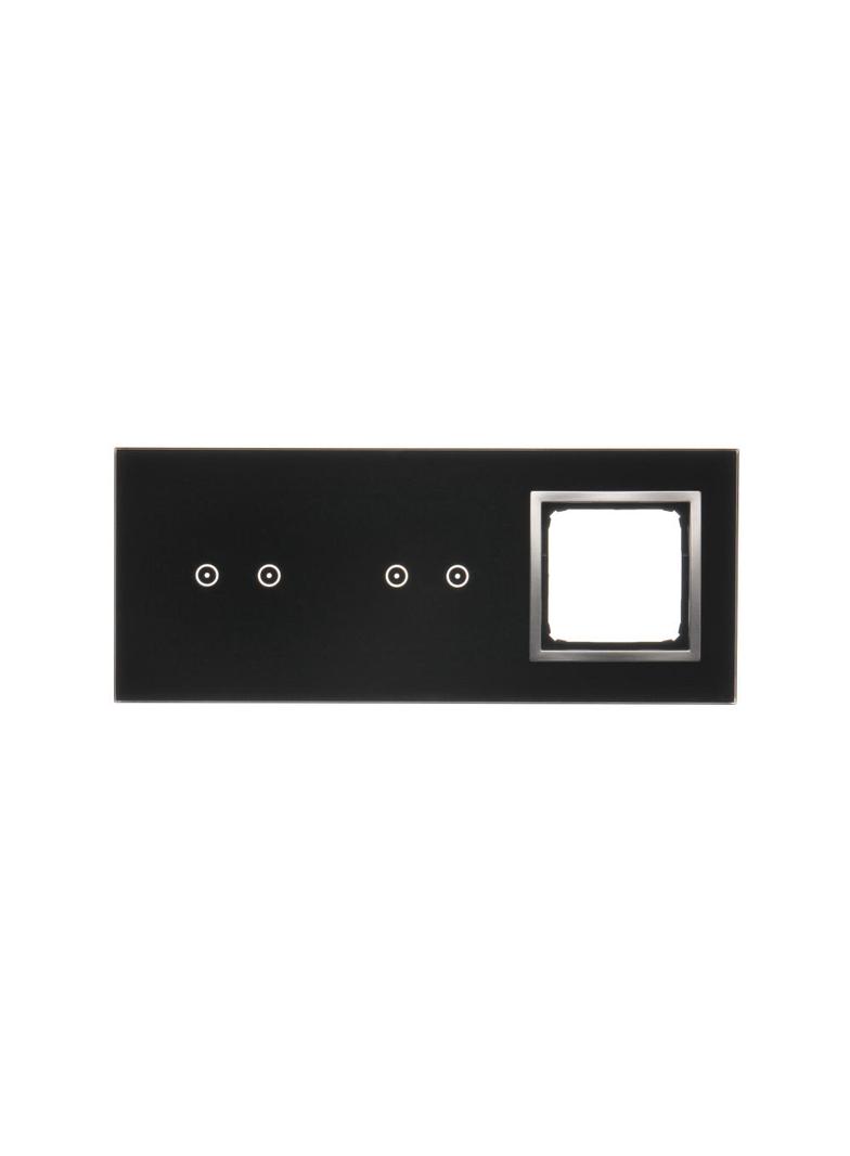 Simon 54 Touch Panel dotykowy S54 Touch 3 moduły 2 pola dotykowe poziome + 2 pola dotykowe poziome + 1 otwór na osprzęt S54 księżycowa lawa DSTR3220/74 KONTAKT