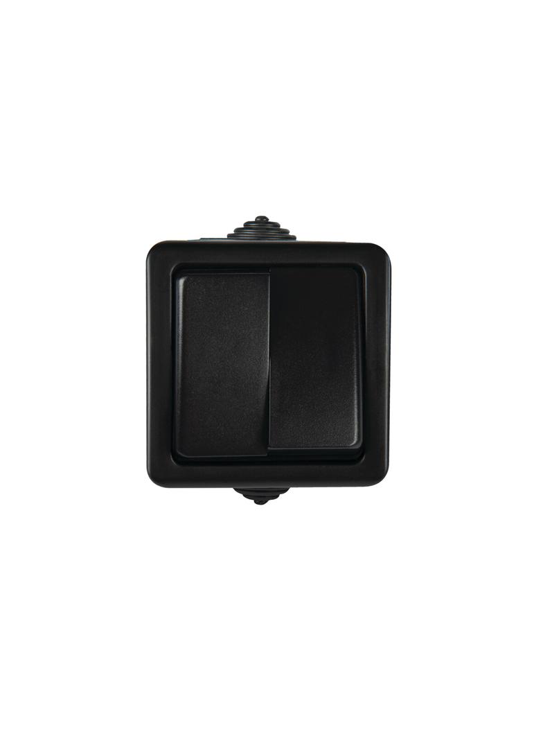 TEKNO Łącznik świecznikowy 250V czarny IP54 27352 KANLUX