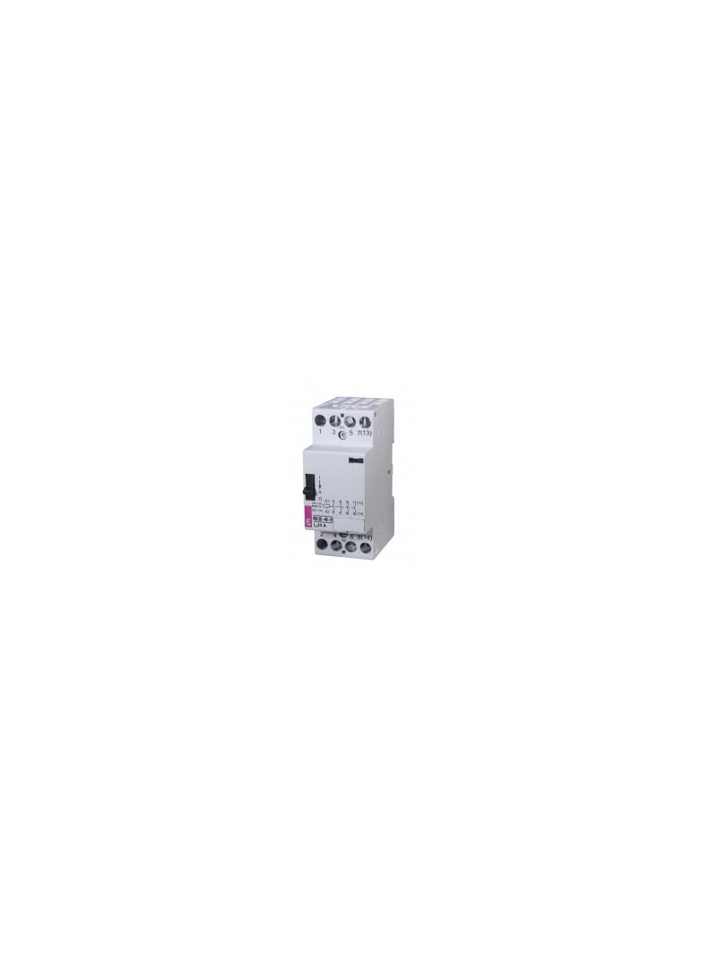 Stycznik modułowy ze sterowaniem ręcznym 25A 4R 2M 4P RD 25-04-R-24V AC/DC 002464067 ETI