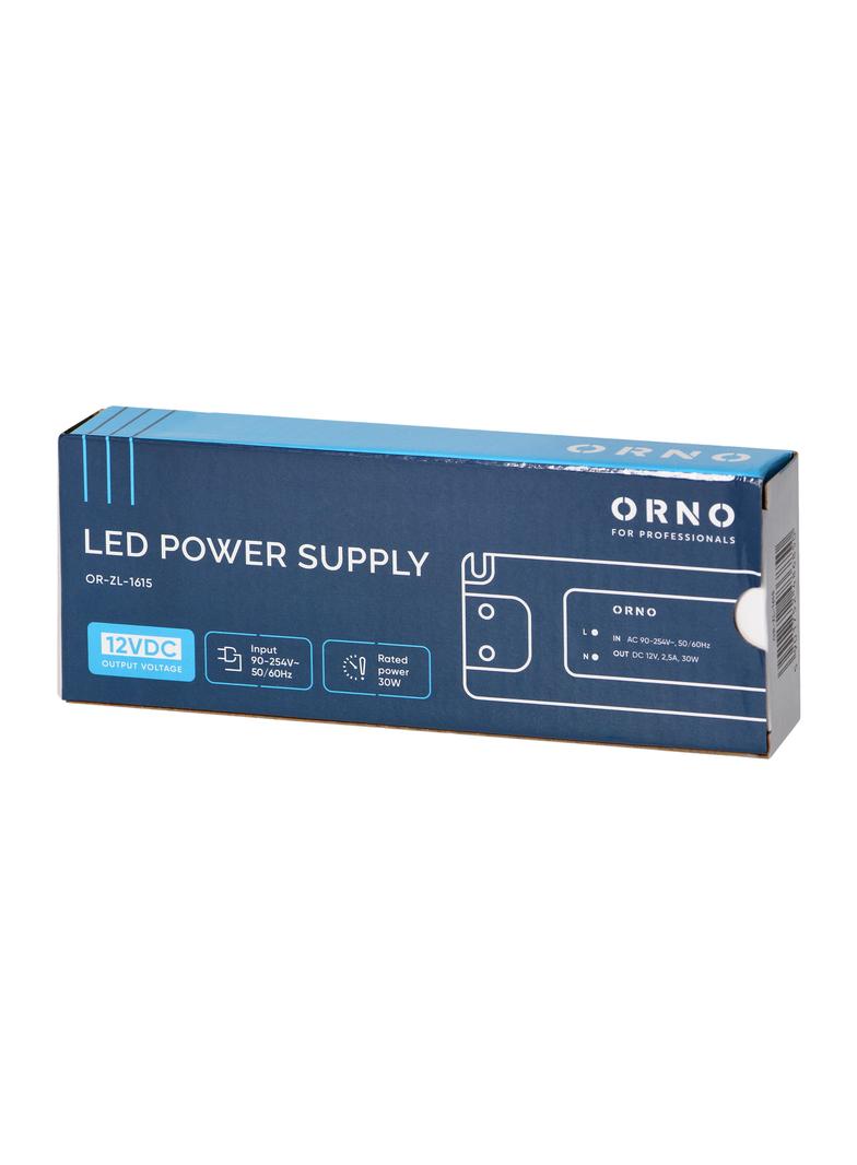 Zasilacz LED 12V DC 30W 2,5A IP20 OR-ZL-1615 ORNO