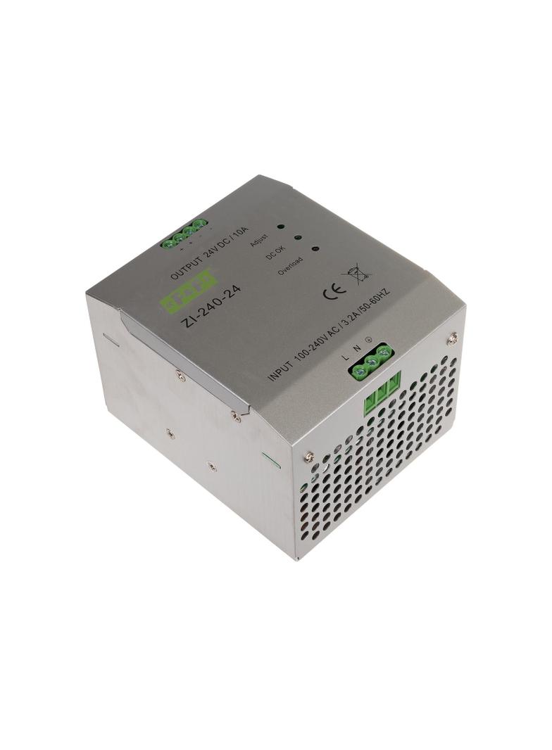 Zasilacz impulsowy przemysłowy nap. wej. 90-264V AC/120-370V DC P=240W nap. Wyj. 24V DC ZI-240-24V F&F
