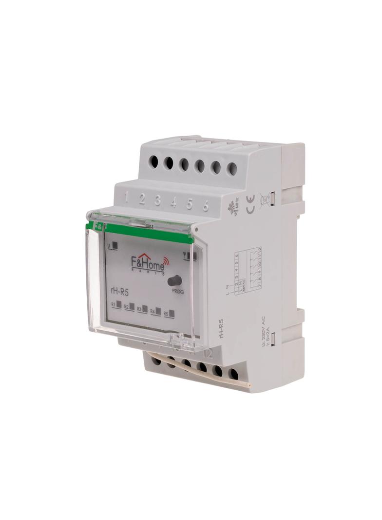 Przekaźnik pięciokanałowy na szynę DIN