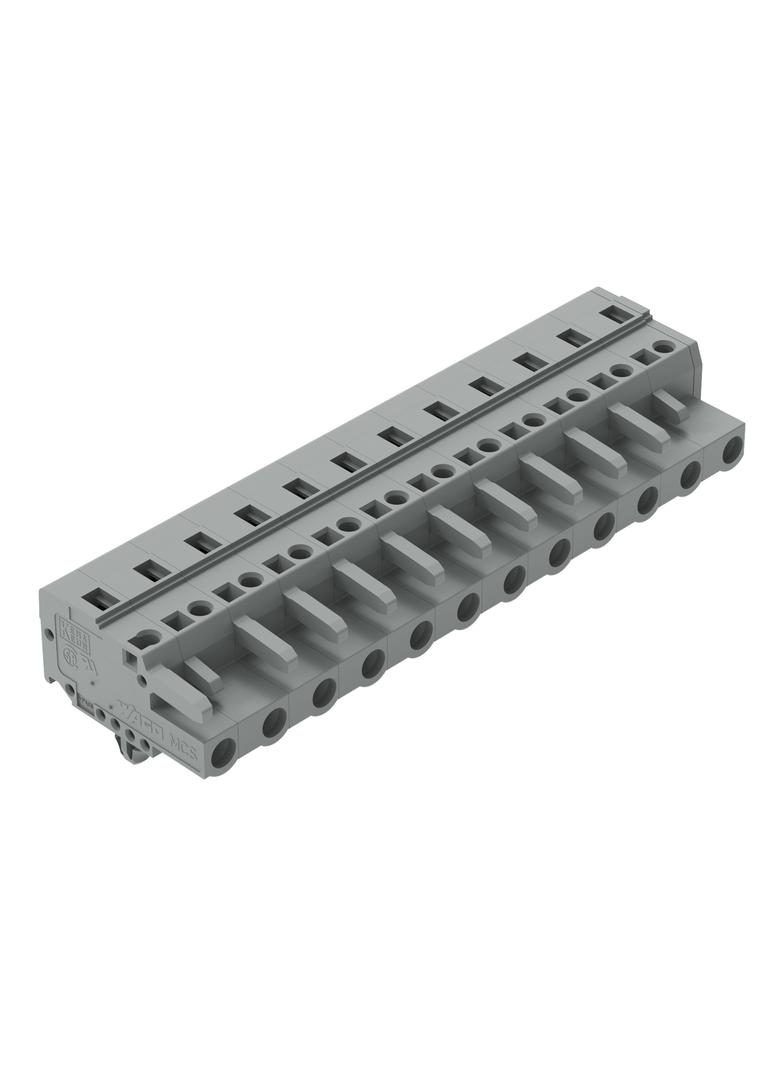 MCS-MIDI Classic gniazdo 12-bieg. szare raster 7,5 mm /25szt./ WAGO