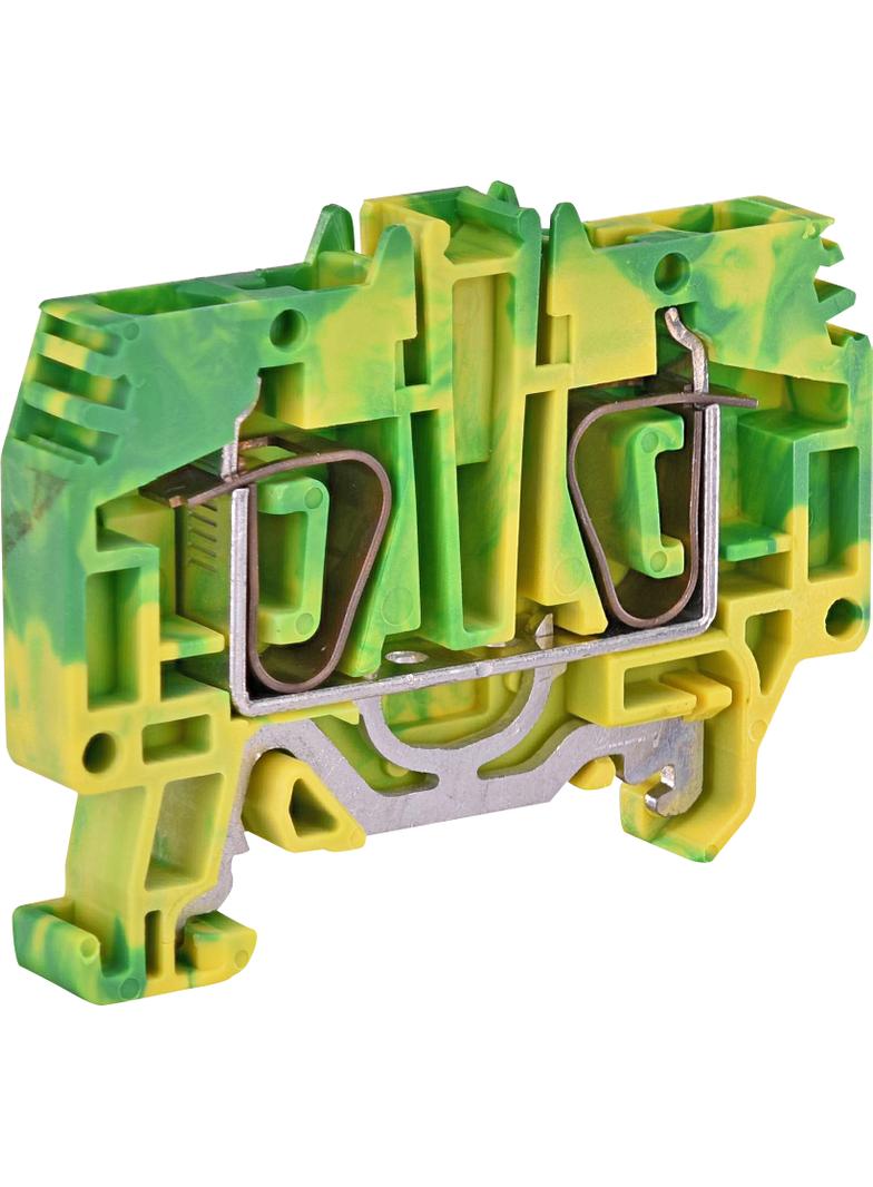ESP-HTE.6 Złączka sprężynowa ochronna 6 mm2 (żółto-zielona)