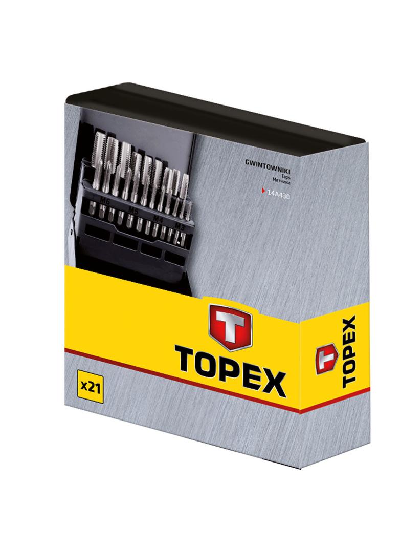 Gwintowniki M3-M12, 21 szt.