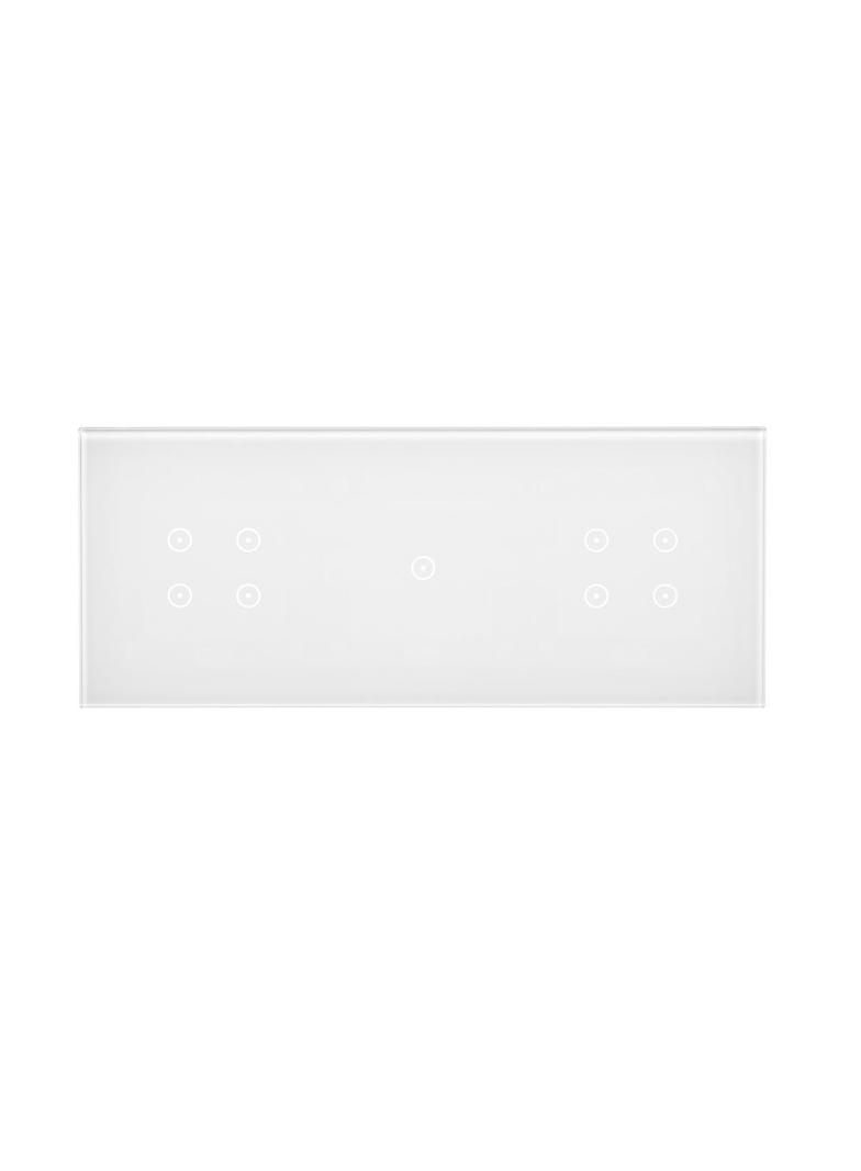 Simon 54 Touch Panel dotykowy S54 Touch 3 moduły 4 pola dotykowe + 1 pole dotykowe + 4 pola dotykowe biała perła DSTR3414/70 KONTAKT