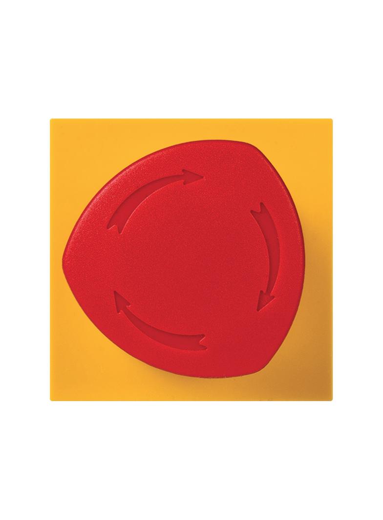 MOSAIC WYŁĄCZNIK BEZPIECZEŃSTWA OBROTOWY(GRZYBEK)-2 MOD ŻÓŁTO/CZERWONY 10A-250V~, Legrand