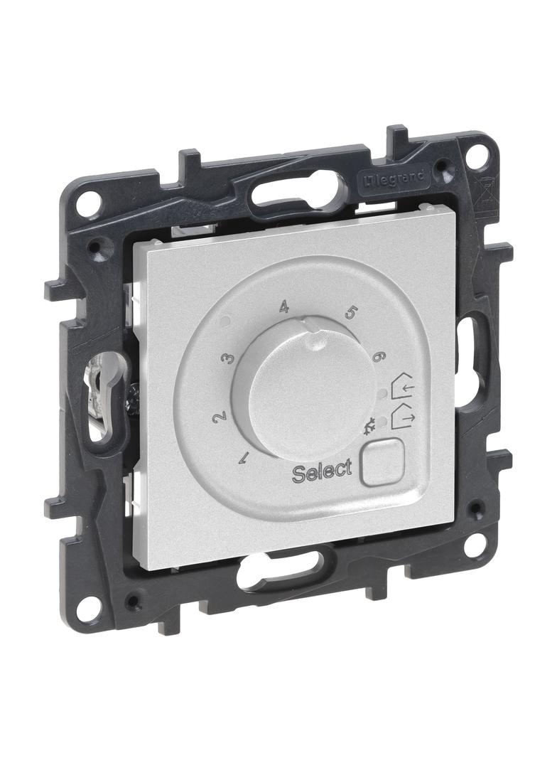 Niloe Step - termostat podłogowy- kolor aluminium, Legrand