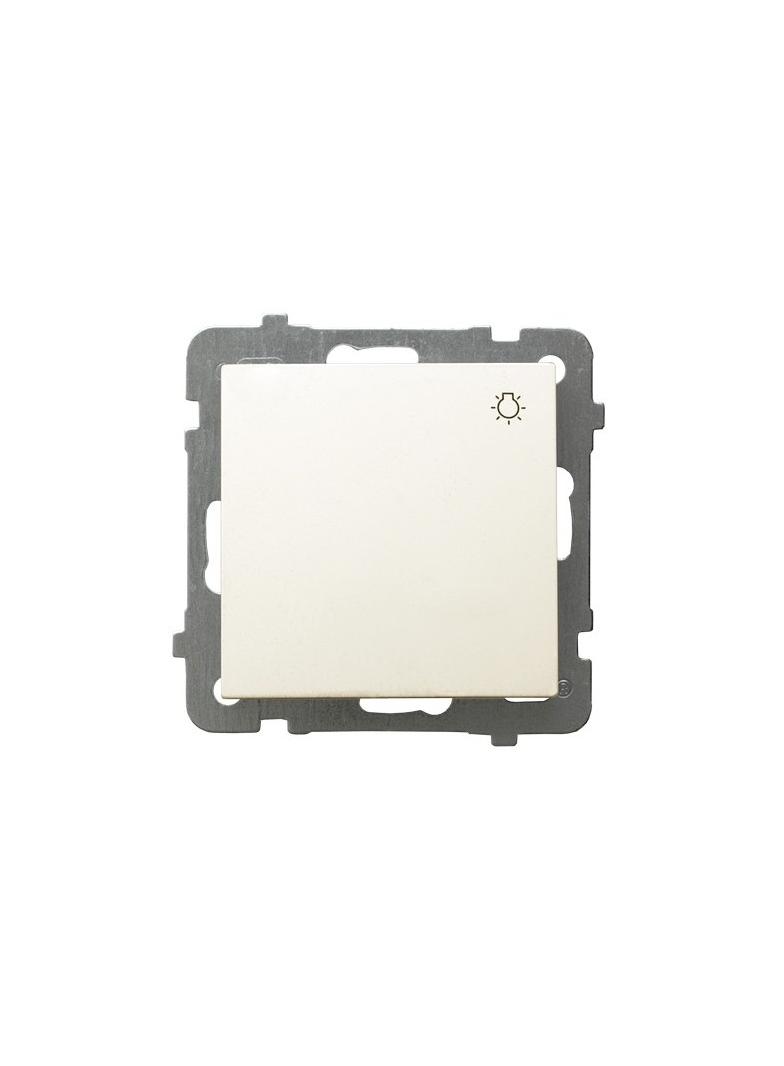 AS Przycisk zwierny /światło/ kolor ecru ŁP-5G/m/27 OSPEL