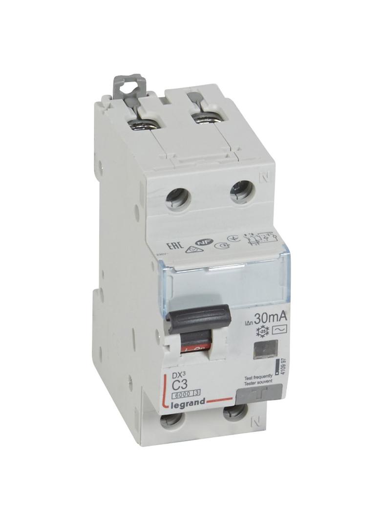 WYŁĄCZNIK RÓŻNICOWONADPRĄDOWY P 312 2P C3A 30MA TYP AC SERII DX3, Legrand