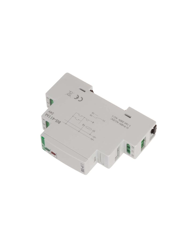 Przekaźnik bistabilny z pamięcią 9-30 V AC/DC montaż na szynie DIN BIS-411M-24V F&F