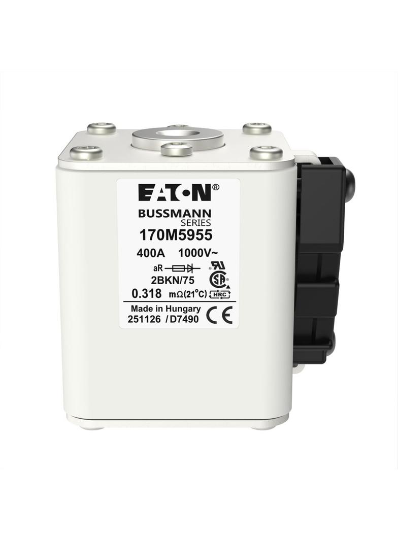 FUSE 400A 1000V 2BKN/75 AR UR Wkładka szybka 400A AC 1000V rozmiar 2 59x77x75 mm aR IEC UL 170M5955