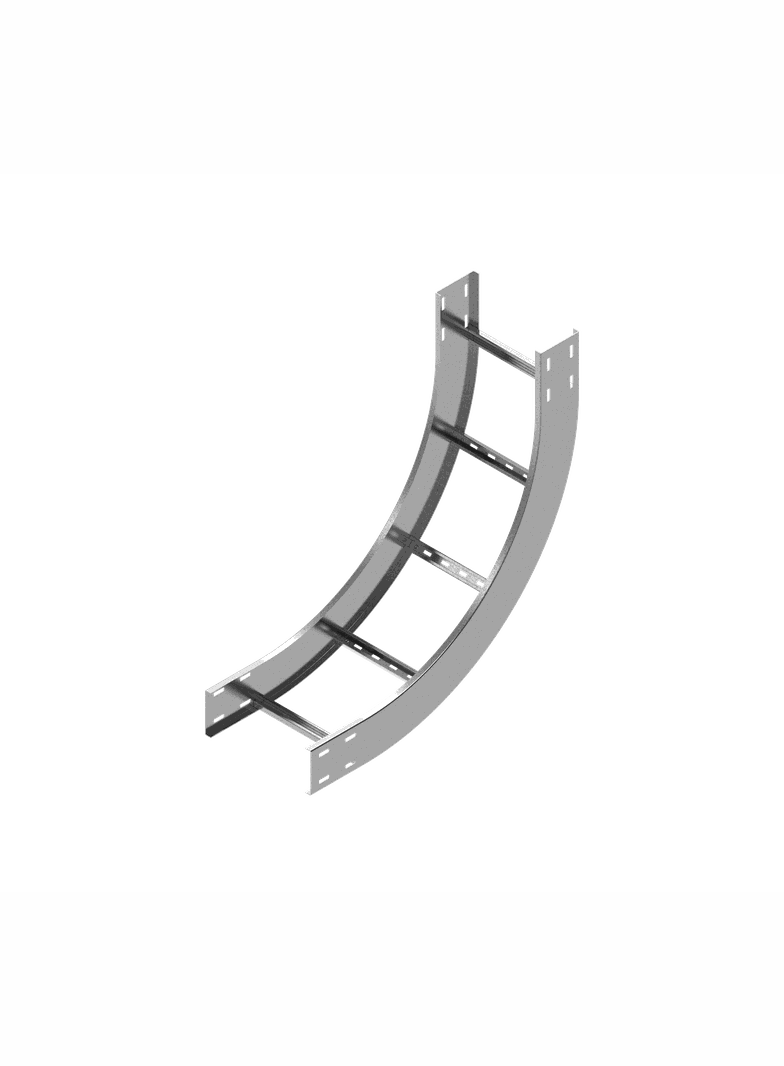 Łuk wewnętrzny 90° 200x100mm Grubość 2,00 mm LWDSC200H100  411222 BAKS