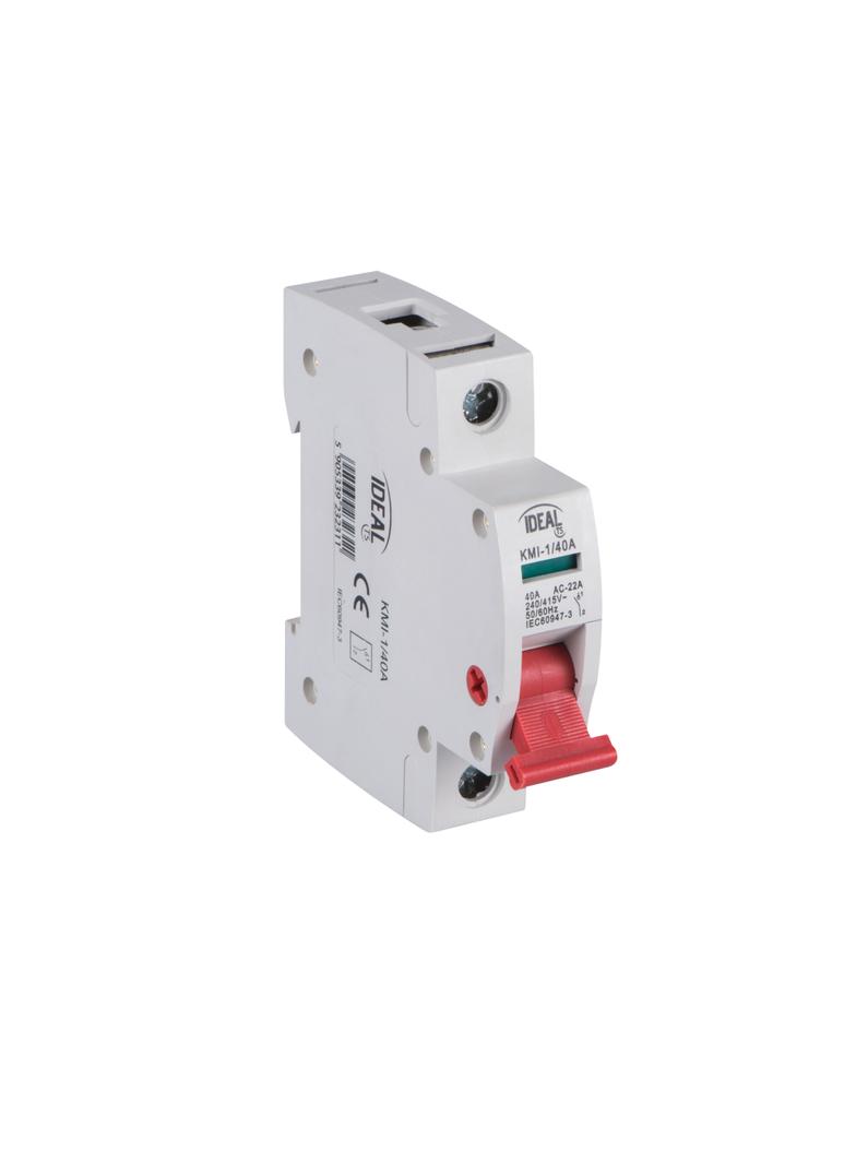 Rozłącznik izolacyjny 1P 40A KMI-1/40A IDEAL 23231 KANLUX