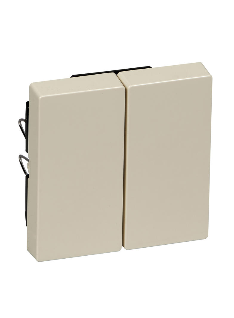 Merten, System M, klawisz podwójny, kremowy