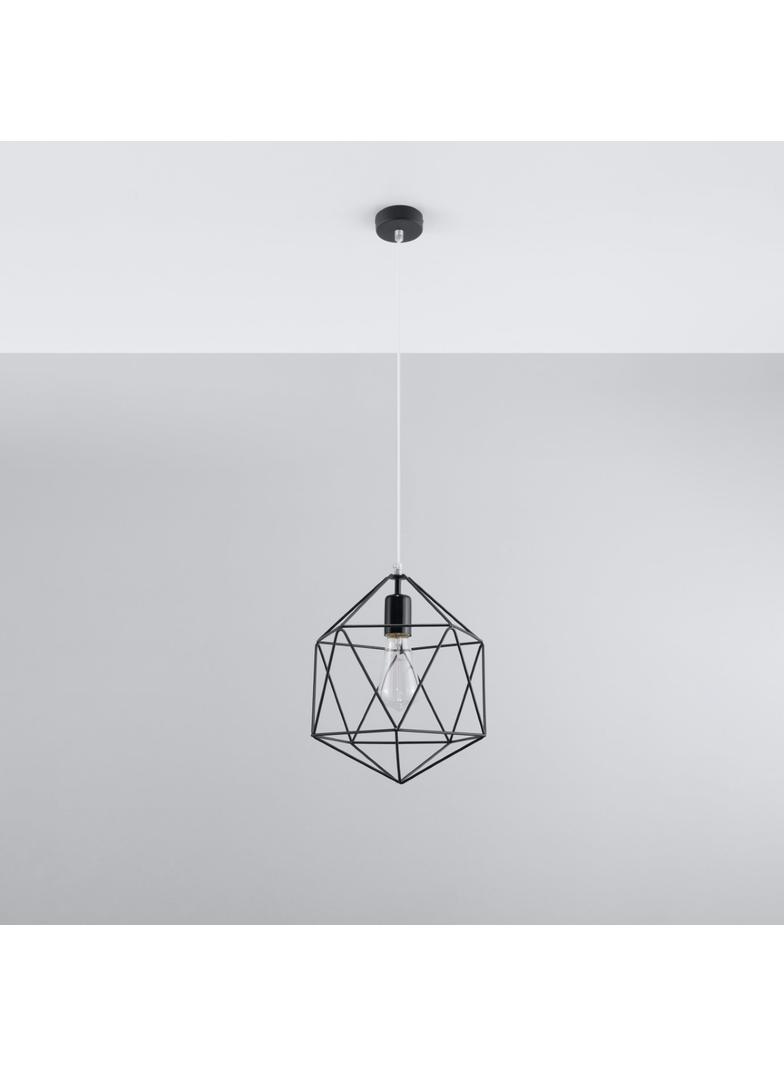 Sollux Lampa wisząca GASPARE czarna SL.0291