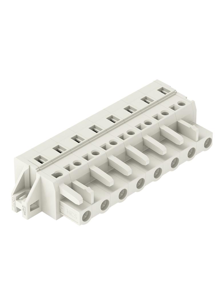 Gniazdo MCS‑MIDI Classic 8‑biegunowe jasnoszare raster 7,5mm 721‑208/031‑000 /25szt./ WAGO