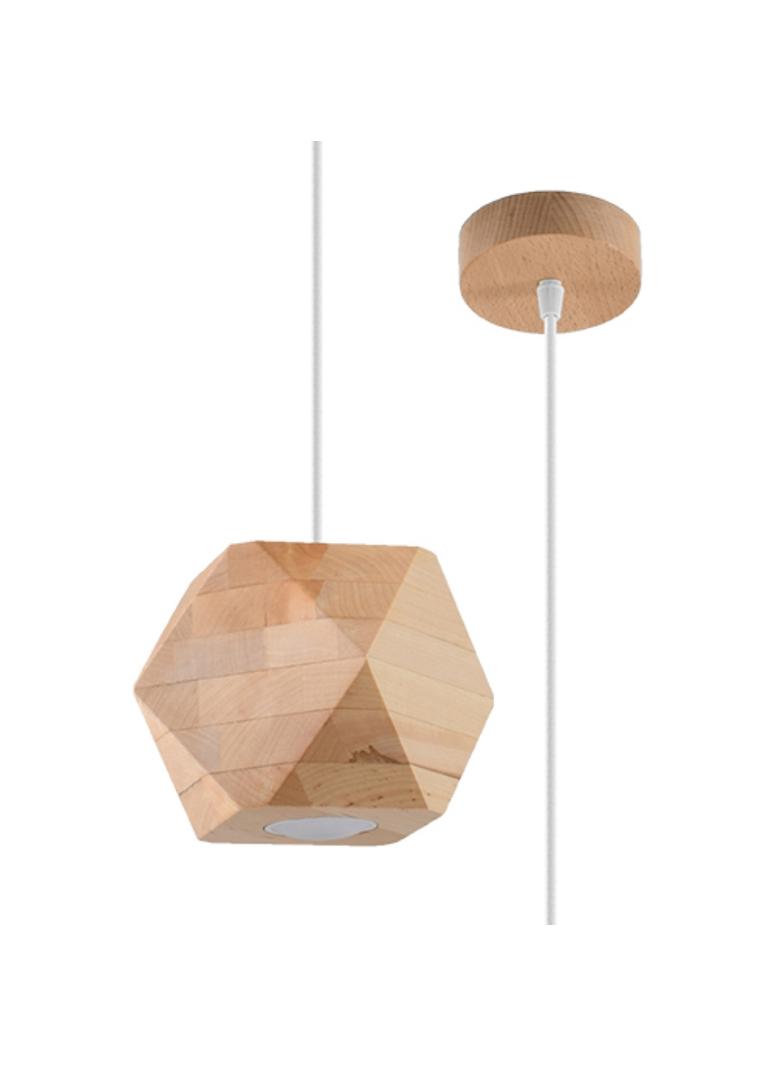 Sollux Lampa wisząca WOODY naturalne drewno SL.1011