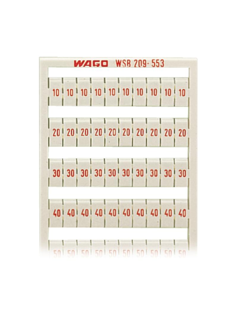 ramka z oznacznikami 20 x 10 20...50 nadruk czerwony