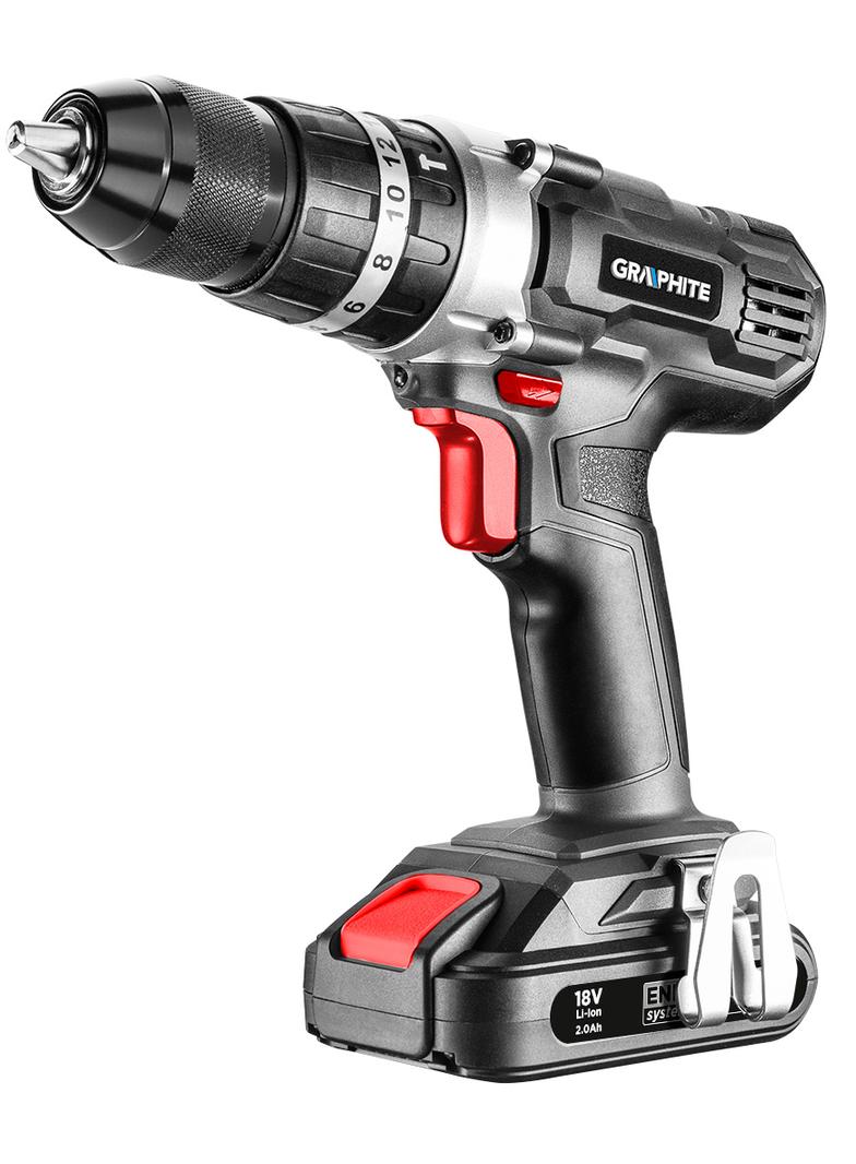 WIERTARKO-WKRĘTARKA AKUMULATOROWA Z UDAREM ENERGY+ 18V, LI-ION, UCHWYT 13 MM, BEZ AKUMULATORA