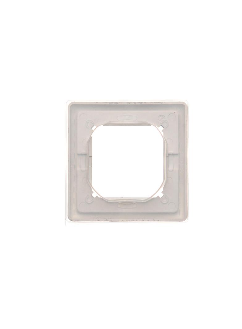Simon Basic Standard Ramka 1-krotna do wersji bryzgoszczelnej IP44 z uszczelką stal inox BMR1B/21 KONTAKT