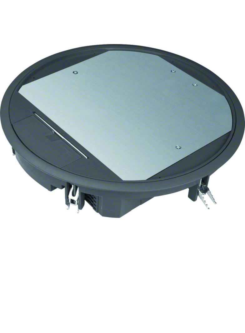 tehalit.VE-EE Pokrywa uchylna VR12 fi306 wykładzina 5mm czarny PA VR12059005 HAGER