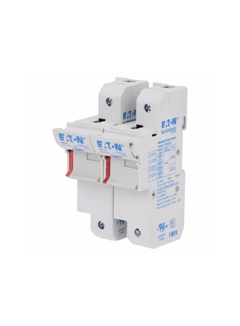 1 Pole 22x58 MFH and Neutral Podstawa wkładki cylindrycznej 22x58 1P+1N 125A 690VAC CH221DNU EATON