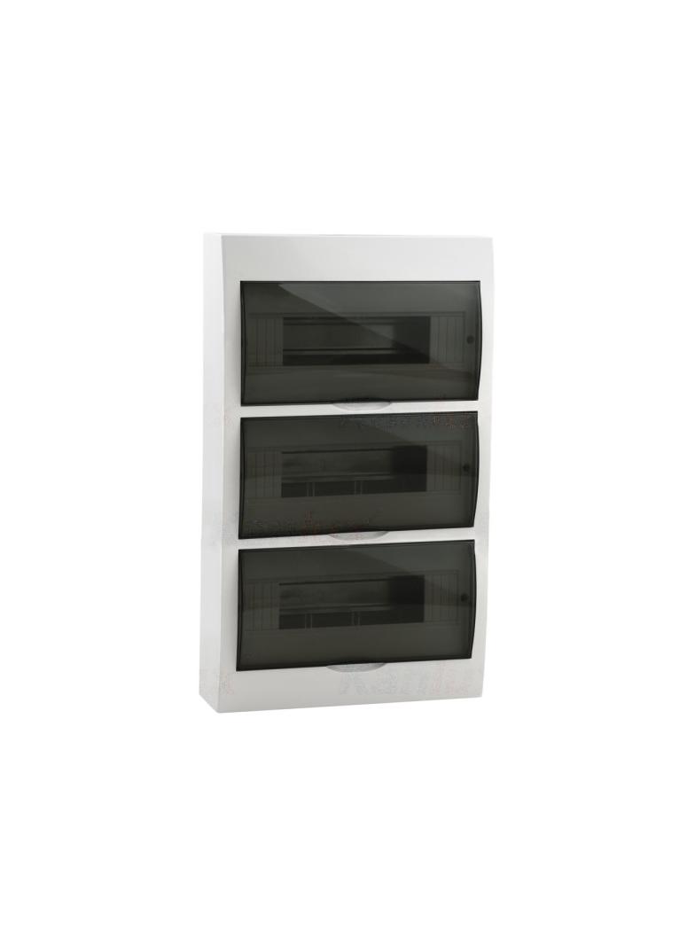 03836; DB312S 3X12P/SMD Rozdzielnica natynkowa z listwami DIN