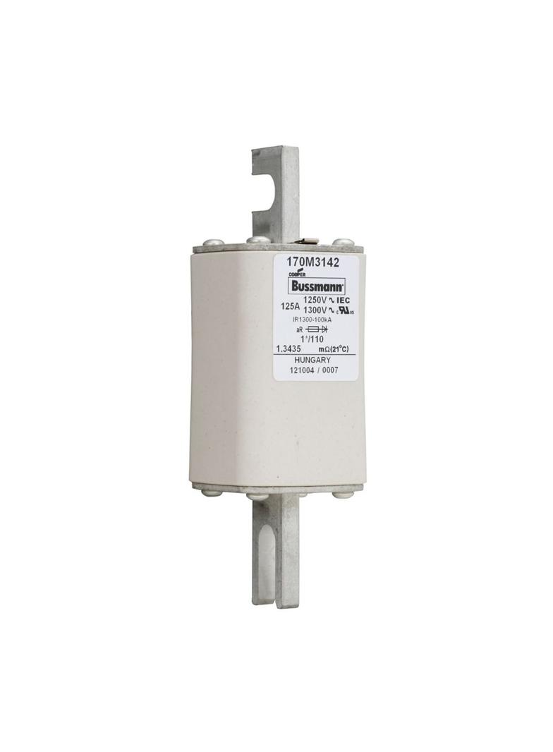 125A 1250V 1*/110 aR INDICATOR FUSE Wkładka szybka 125A AC 1250V rozmiar 1 45x45x138 170M3142 EATON
