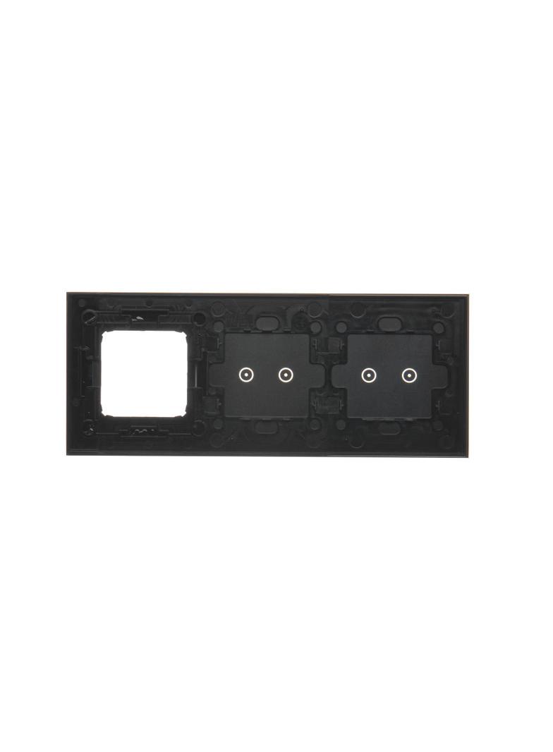 Simon 54 Touch Panel dotykowy S54 Touch 3 moduły 2 pola dotykowe poziome + 2 pola dotykowe poziome + 1 otwór na osprzęt S54 księżycowa lawa DSTR3220/74 KONTAKT