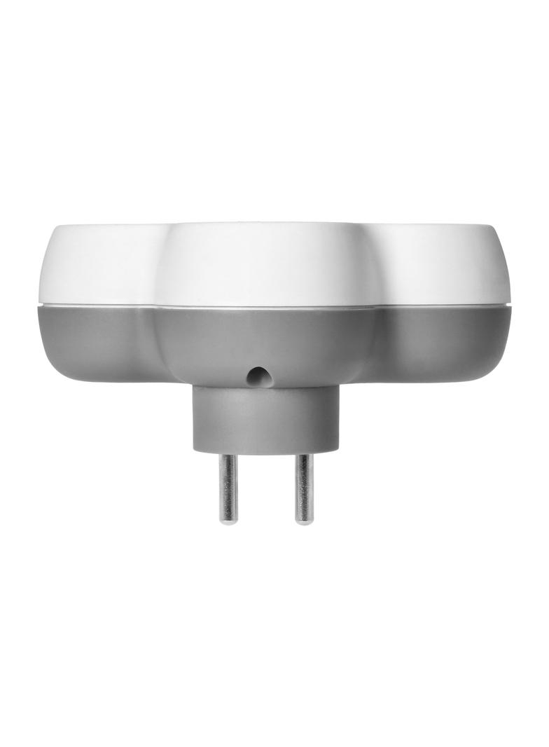Rozgałęźnik 3x2P+Z, biało-szary OR-AE-13239 ORNO