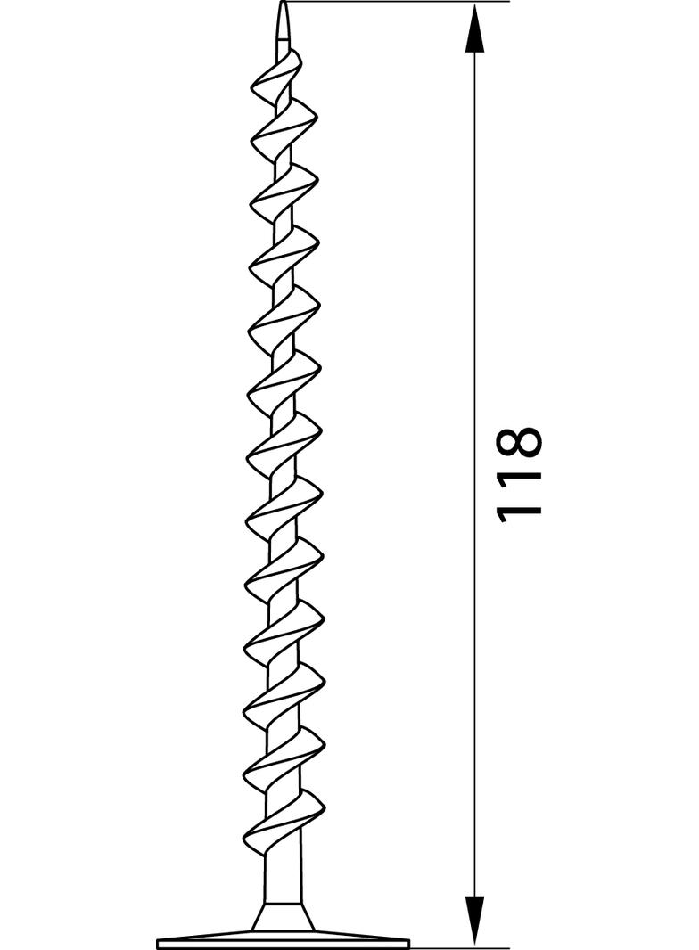 Wkręcane Kołki do montażu-izolacji KWM-120 (4szt) 22.118 OPATÓWEK