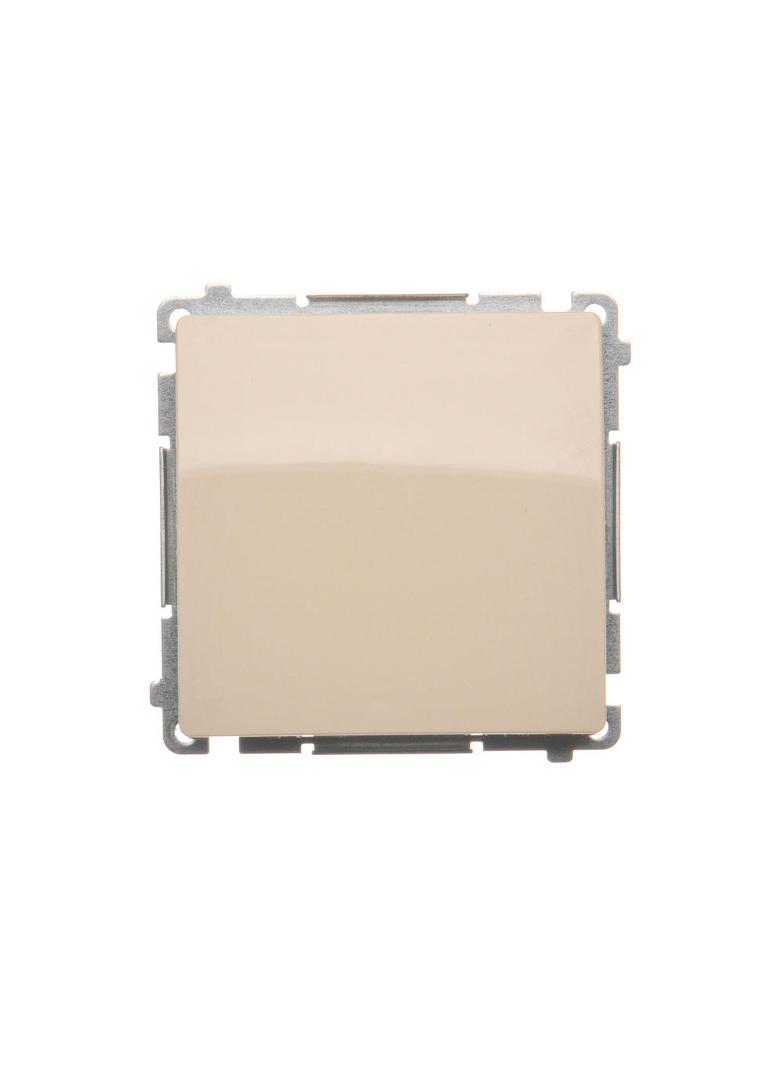 Simon Basic Przycisk pojedynczy zwierny bez piktogramu 10A szybkozłączka beż