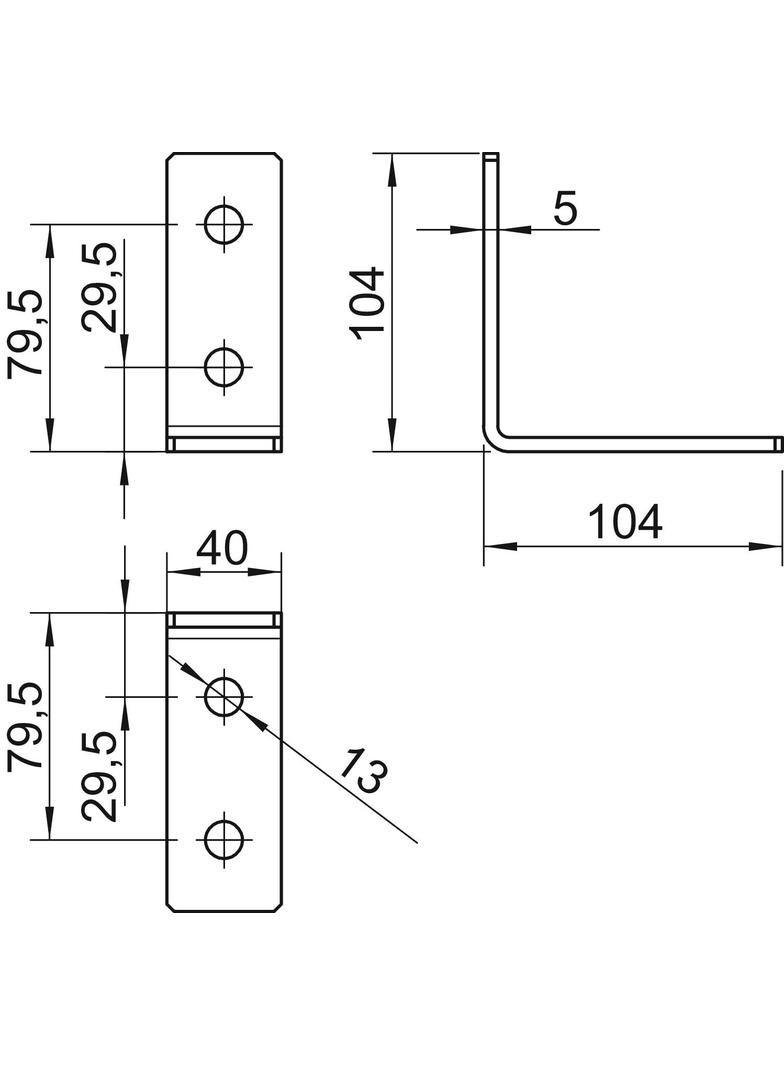 GMS 4 VW 90 V2A, Wspornik łączeniowy