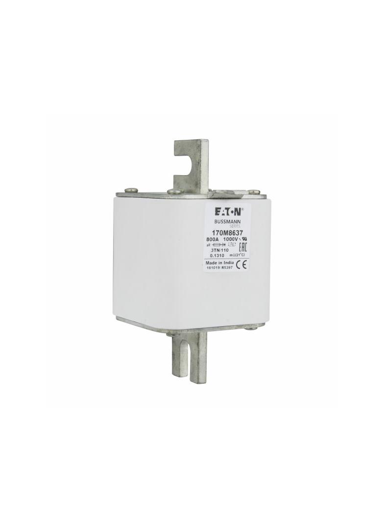 800A 1000V 3TN/110 aR INDICATOR FUSE Wkładka szybka 800A AC 1000V DIN 3 74x90x139 mm aR, 170M8637 EA
