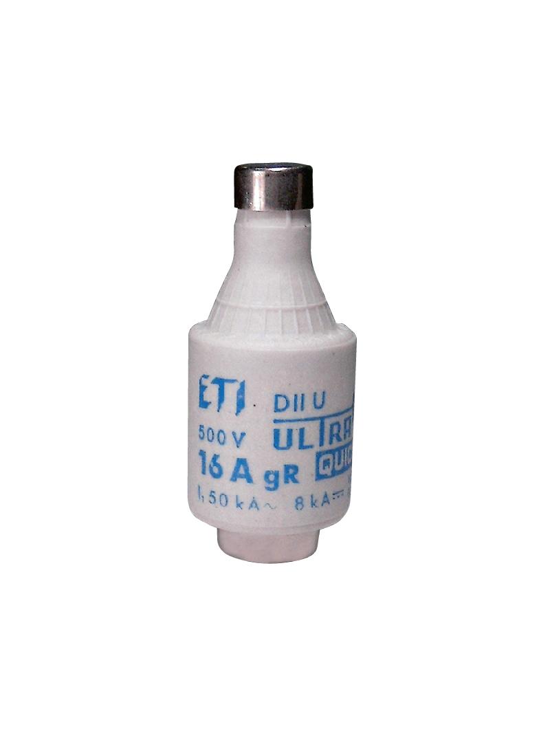 Wkładka topikowa ultraszybka DII UQ gR 20A 500V 004322006 ETI