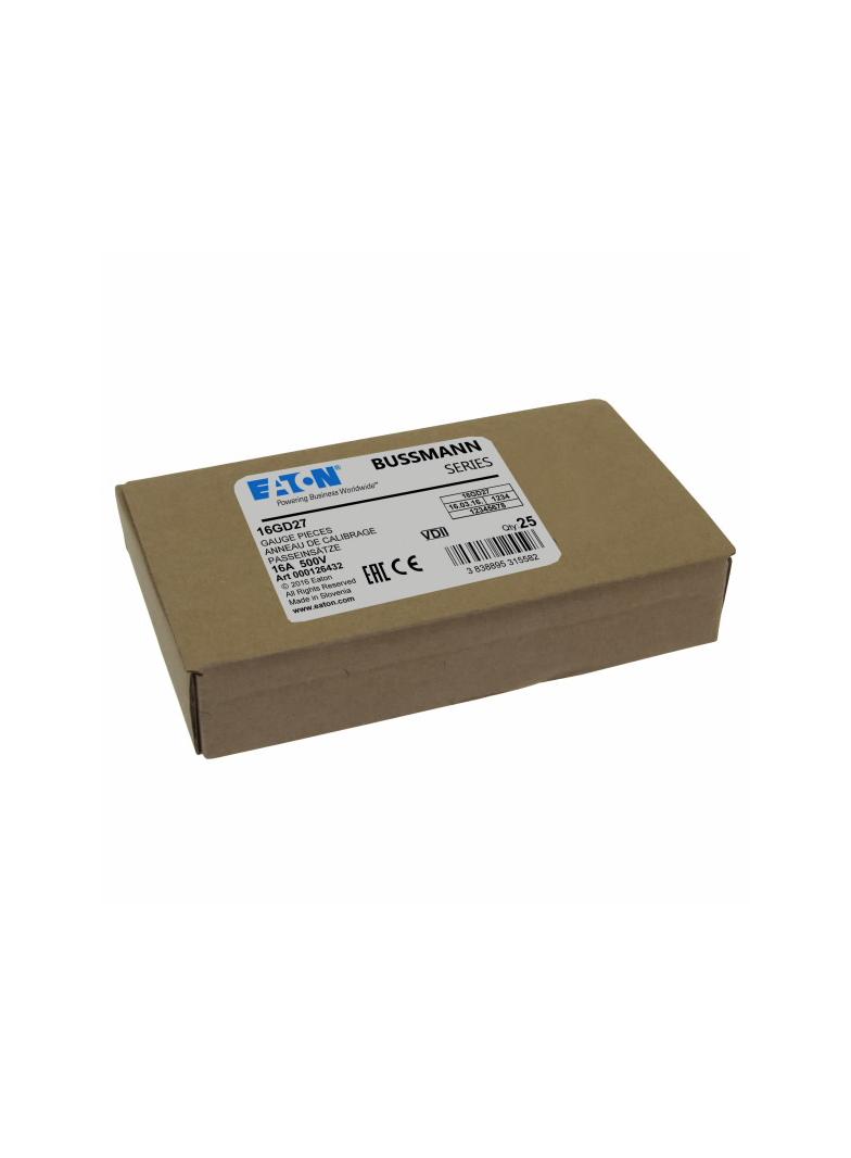 GAUGE PIECE D2 16A FOR E27 Wstawka kalibrowa D1 16A E27 16GD27 EATON