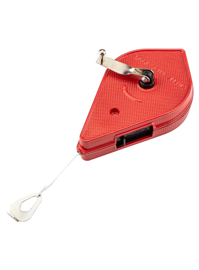 Sznurek traserski 15 m, metalowa obudowa