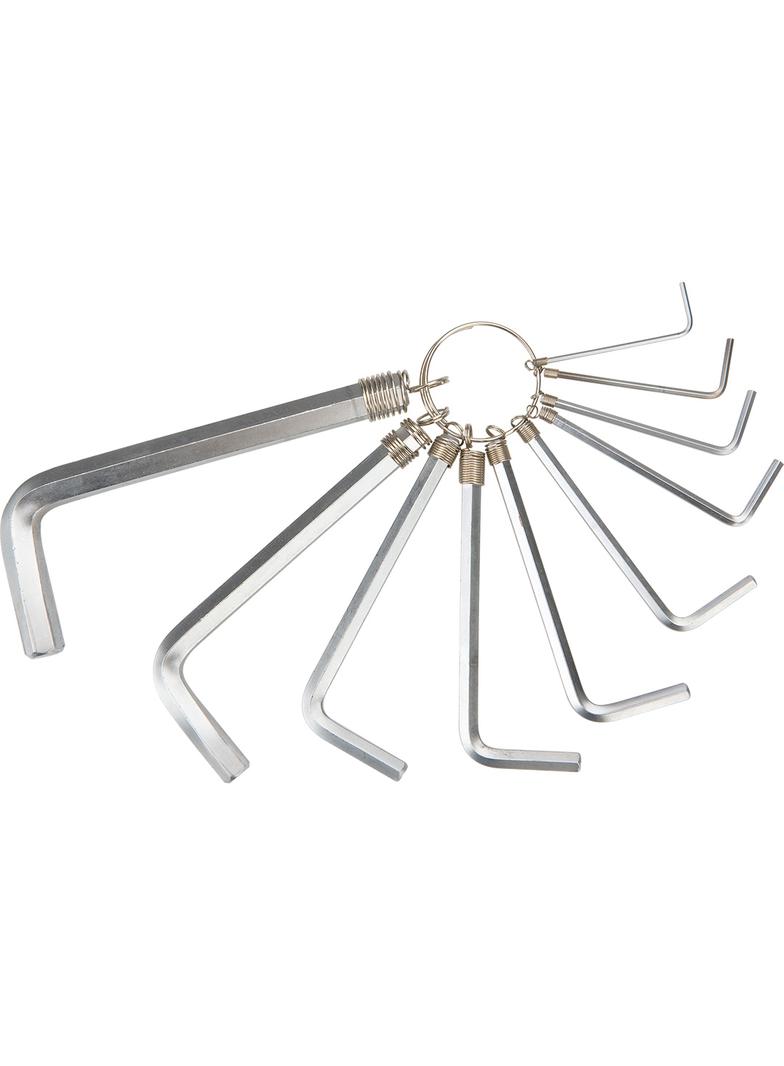 Klucze sześciokątne 1.5-10 mm, zestaw 10 szt.