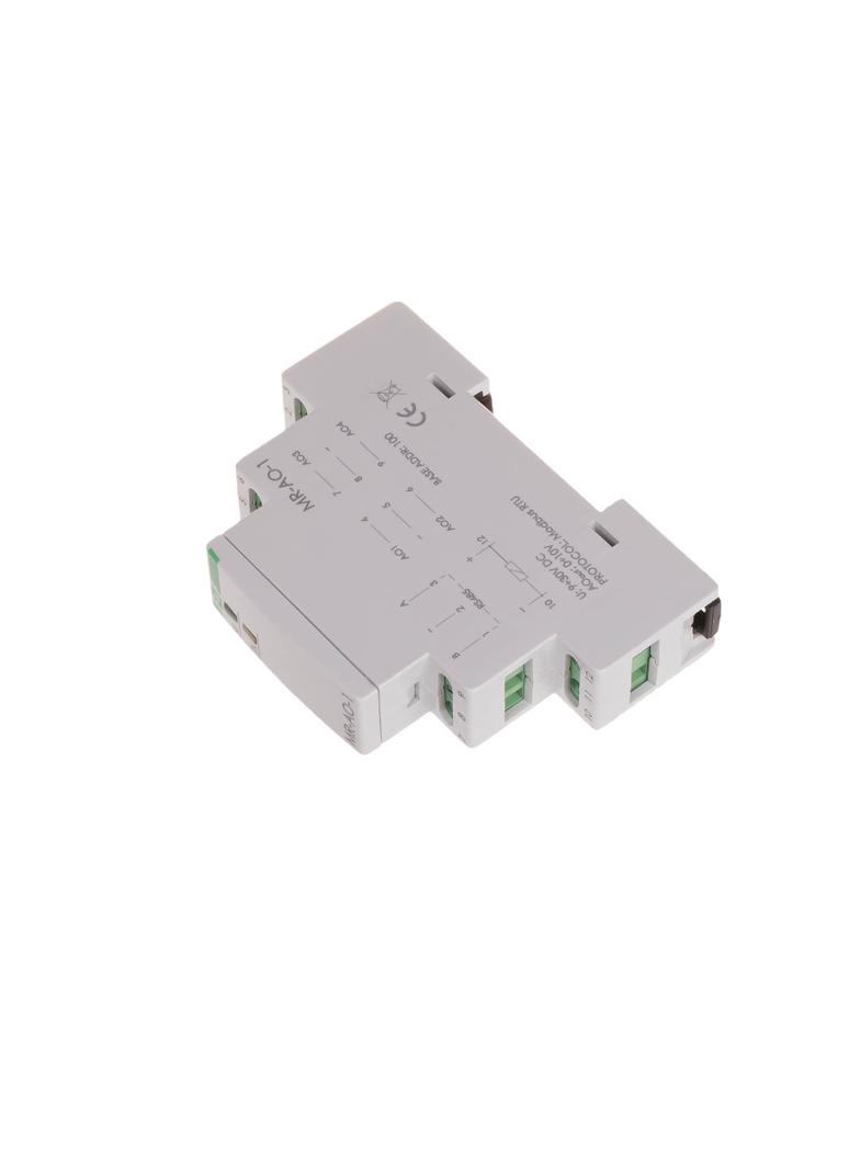 Moduł rozszerzeń WYJŚĆ analogowych z wyjściem MODBUS RTU 1 moduł MAX-MR-AO-1 F&F