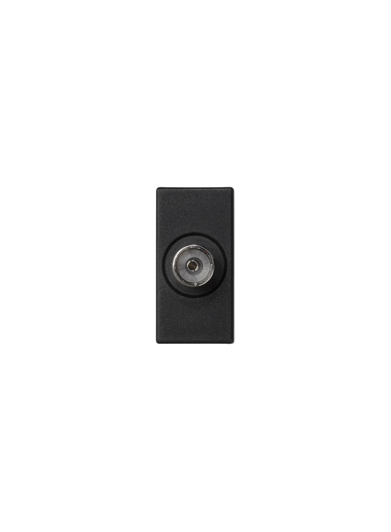 Simon Connect Płytka K45/2 gn. TV żeńskie 225x45mm + wkład szary grafit K102B/14 KONTAKT
