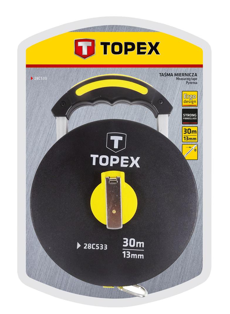 Taśma miernicza włókno szklane 30 m