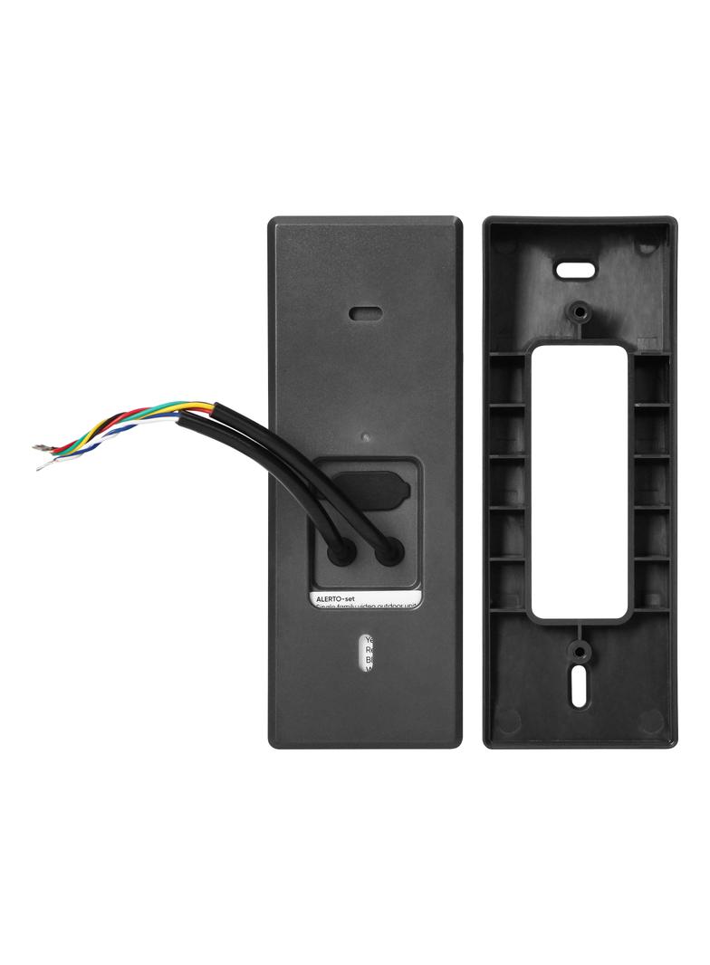 ALERTO, zestaw wideodomofonowy, bezsłuchawkowy, panel dotykowy 7'' LCD, z gniazdem na kartę pamięci OR-VID-MD-1084/B ORNO