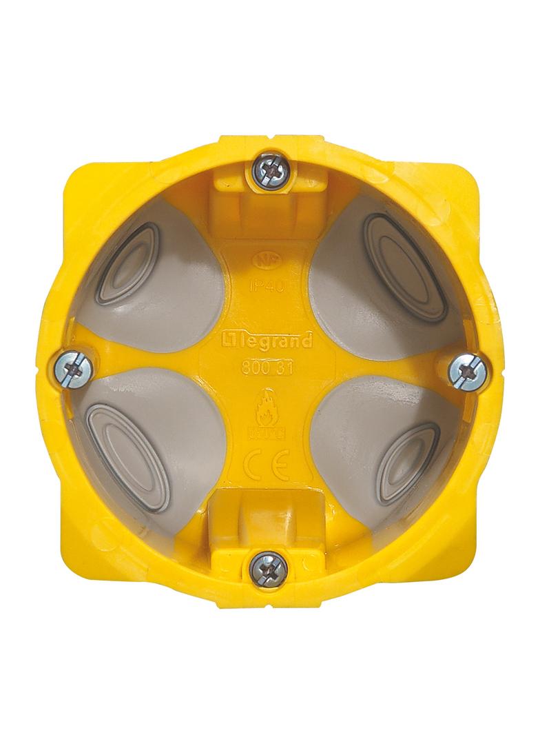 ECOBATIBOX PUSZKA POJEDYNCZA DO KARTON-GIPSU Z MEMBRANĄ 50 MM, Legrand