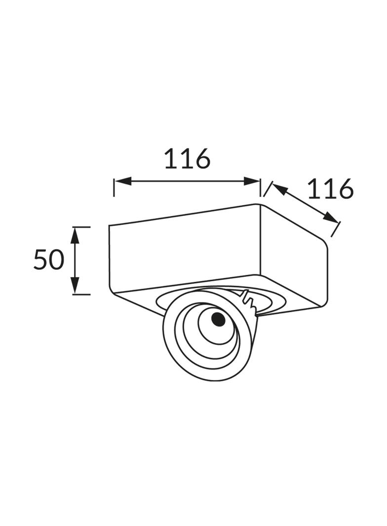 IGOR LED D 9W WHITE 4000K