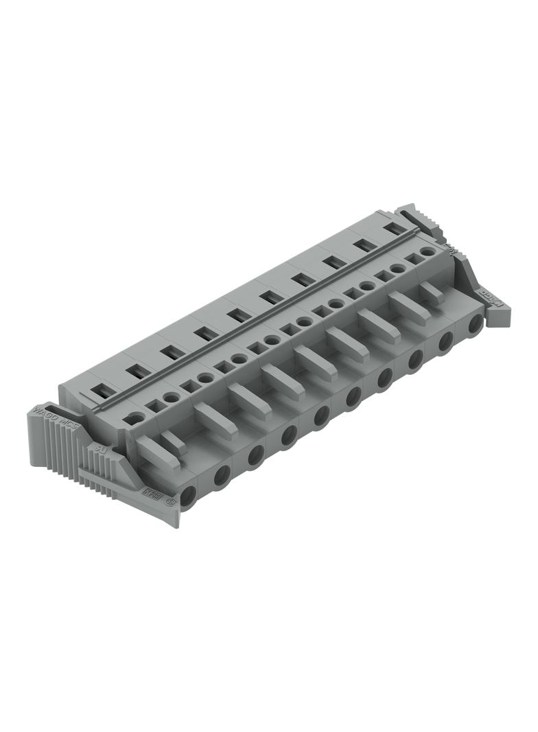MCS-MIDI Classic gniazdo 10-bieg. szare raster 7,5 mm /25szt./ WAGO
