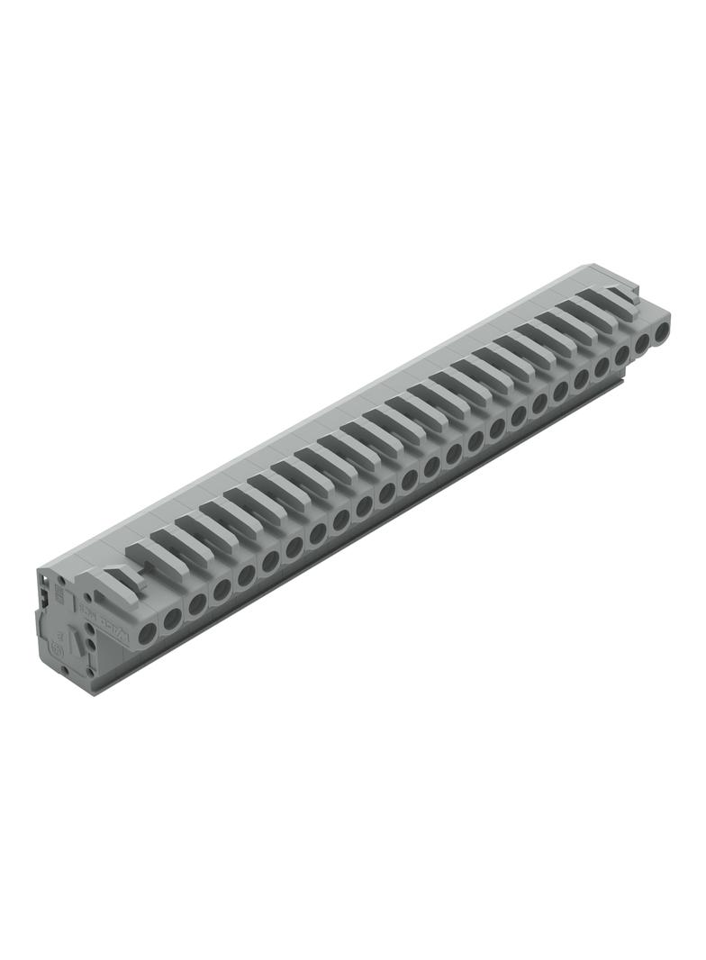 MCS-MIDI Classic gniazdo kątowe 24-bieg. szare raster 5 mm /10szt./ WAGO